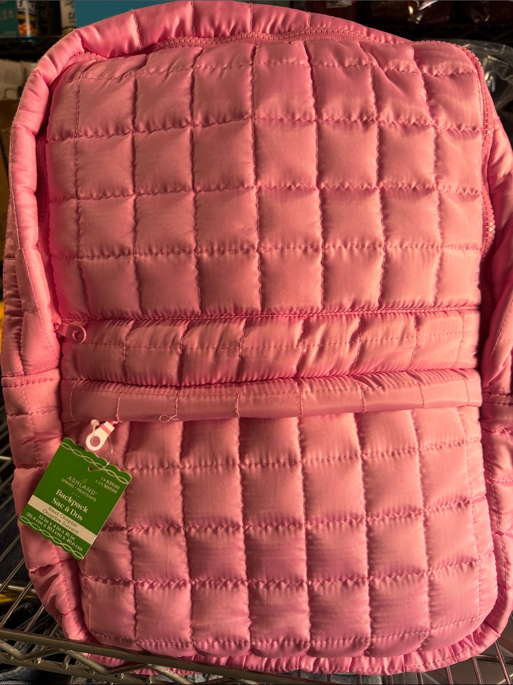 Ashland Quilted Pink Kids Backpack